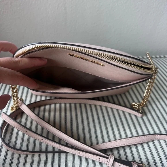 Michael Kors Emmy Saffiano Leather Medium Crossbody Bag - Picture 5 of 5